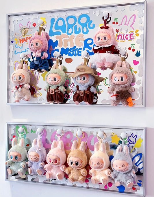 Stylish Labubu Treasure Box Art – Unique High-Quality Hanging Wall Display (Doll Not Included)