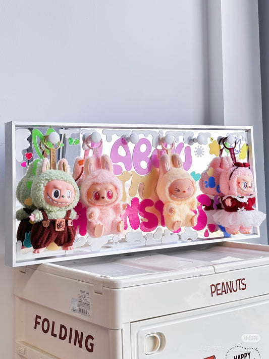 Stylish Labubu Treasure Box Art – Unique High-Quality Hanging Wall Display (Doll Not Included)