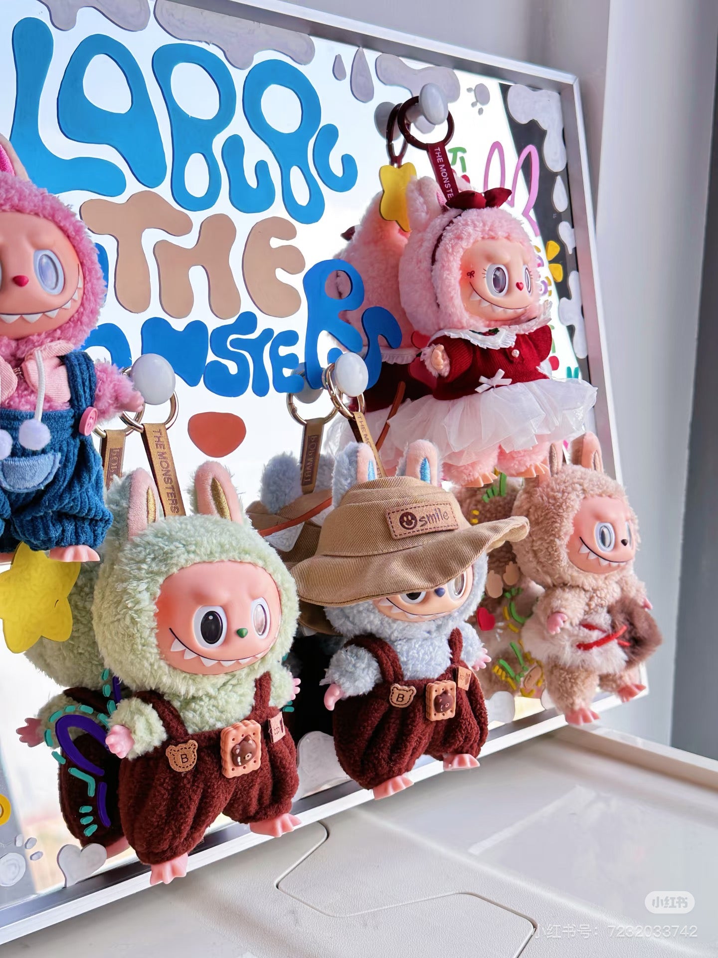 Stylish Labubu Treasure Box Art – Unique High-Quality Hanging Wall Display (Doll Not Included)