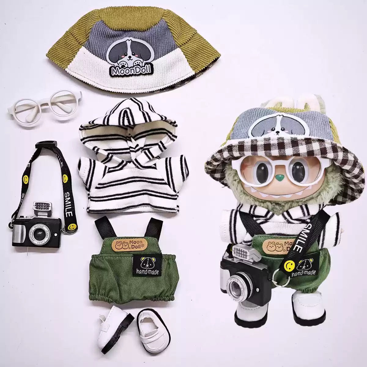 Stylish Outfits for Labubu Gen 1 2 3, Labubu Clothes for Macaron, Have a Seat, High Quality Unique Outfits (doll not included)