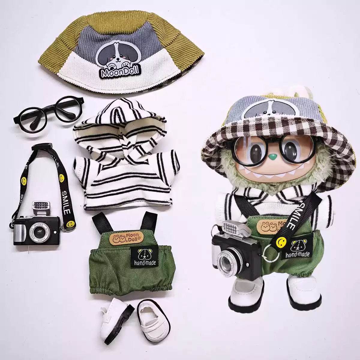 Stylish Outfits for Labubu Gen 1 2 3, Labubu Clothes for Macaron, Have a Seat, High Quality Unique Outfits (doll not included)